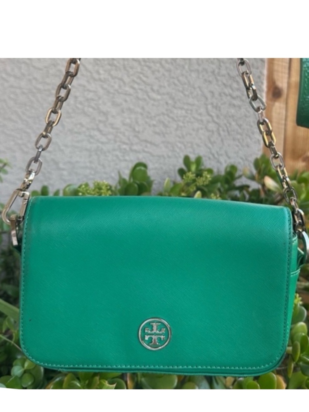 TORY BURCH leather crossbody bag